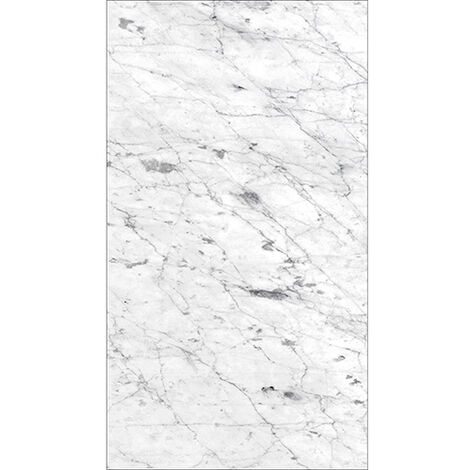 Sticker réfrigérateur et lave vaisselle, marbre épuré design moderne élégance naturelle déco, 180 cm X 100 cm
