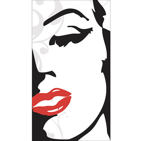 Sticker réfrigérateur et lave vaisselle, marilyn élégance icône mode beauté classique déco, 180 cm X 100 cm