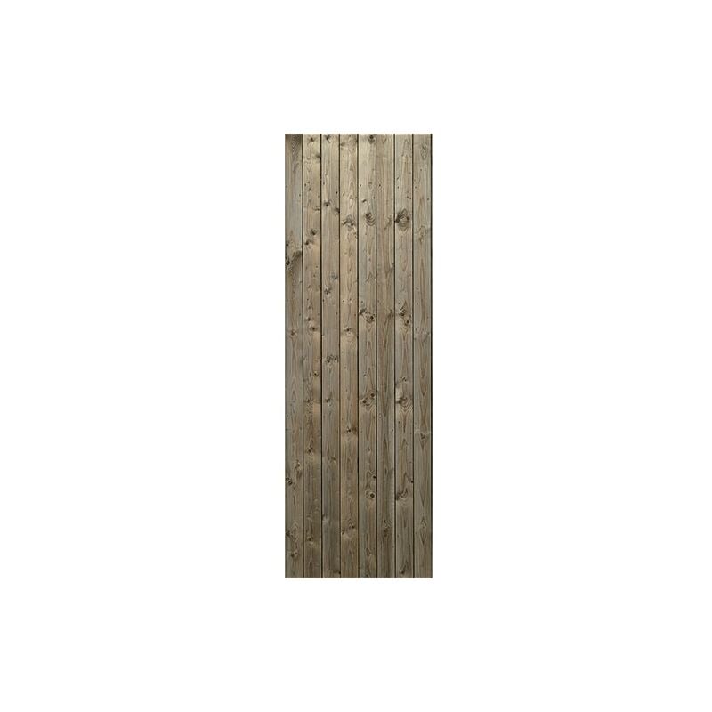 Sticker réfrigérateur et lave vaisselle, planches de bois vertical trompe l'oeil, 180 cm x 59,5 cm