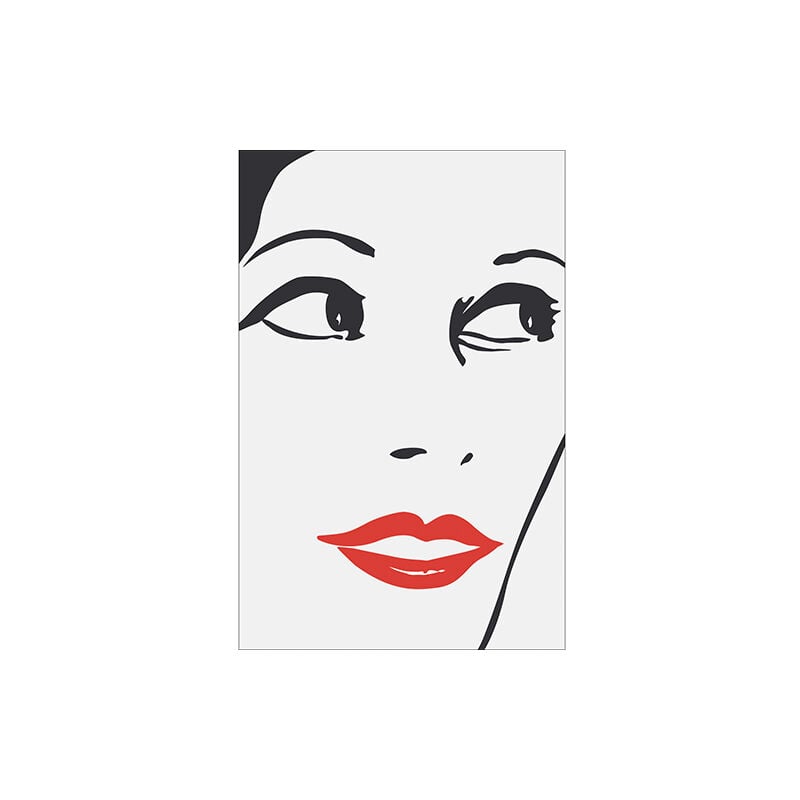 Sticker réfrigérateur et lave vaisselle, scarlette beauté féminine déco, 75 cm X 49 cm