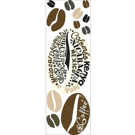 Sticker Réfrigérateur Trompe l'oeil Toile de Jute, 59,5 cm x 180 cm, Décoration Intérieure