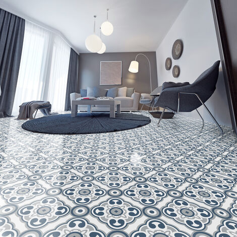 Sticker sol anti-dérapant 60x100cm – Vinyle plastifié étanche – Pour carrelage, linoleum, parquet – Installation facile sans bulles