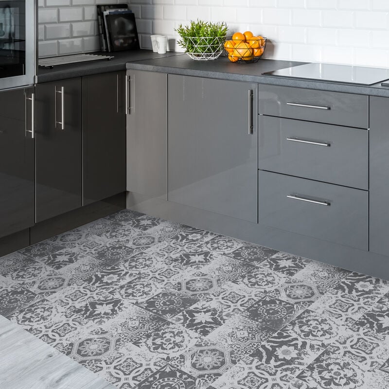 Ambiance-sticker - Stickers Sol Anti-dérapant avec Protection - carrelages sol abramo - 1 sticker de 60x100cm