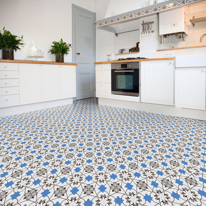 Stickers Sol Anti-dérapant avec Protection - carrelages sol alicia - 1 sticker de 60x60cm