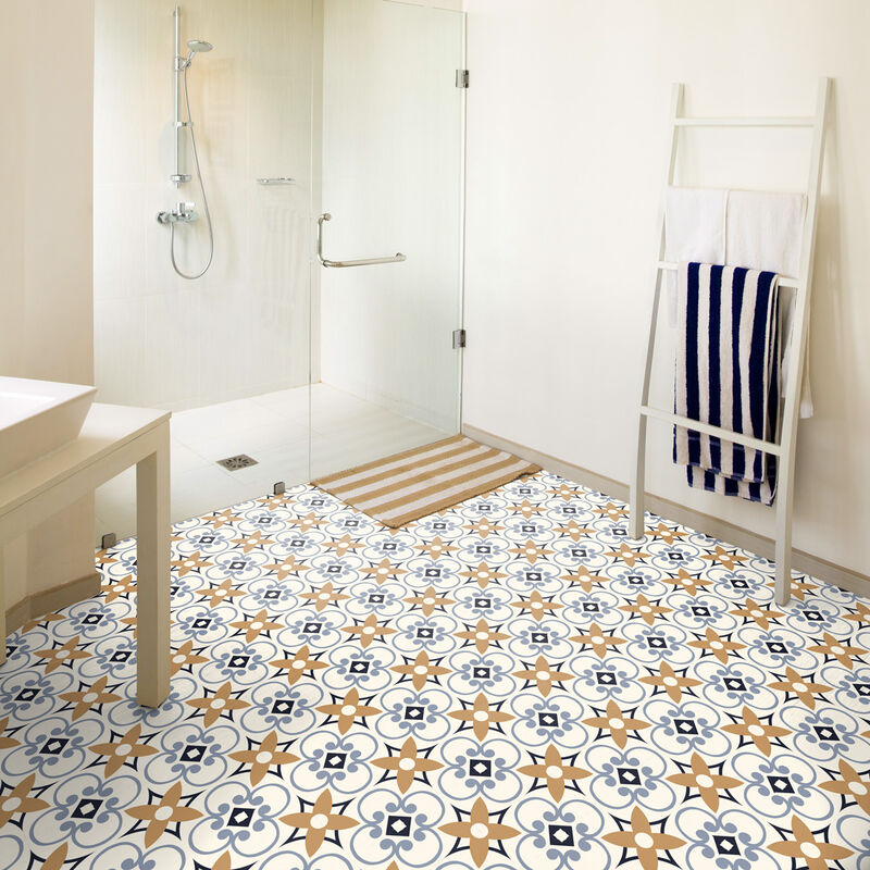 Stickers Sol Anti-dérapant avec Protection - carrelages sol duarte - 1 sticker de 60x100cm