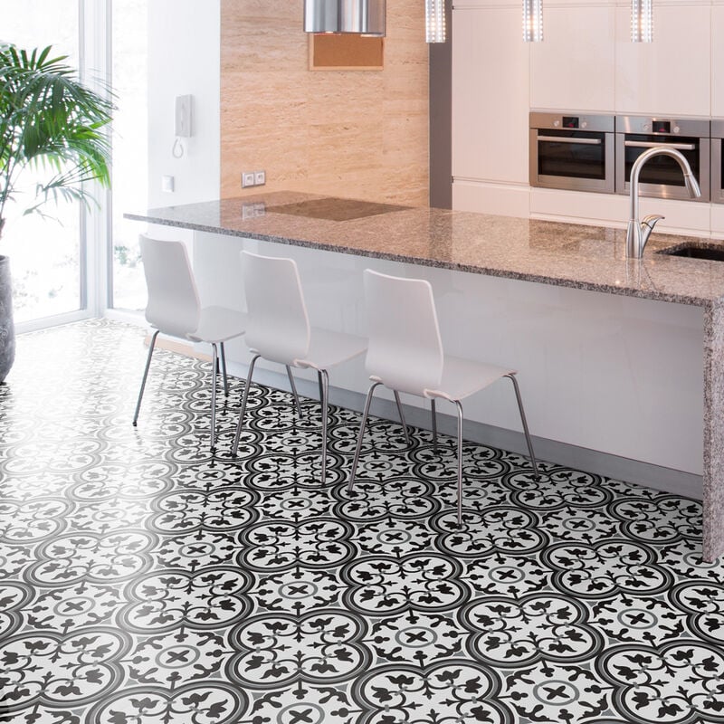 Stickers Sol Anti-dérapant avec Protection - carrelages sol horacio - 1 sticker de 60x100cm