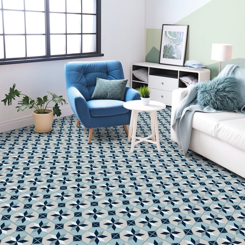 Stickers Sol Anti-dérapant avec Protection - carrelages sol zinio - 1 sticker de 60x100cm