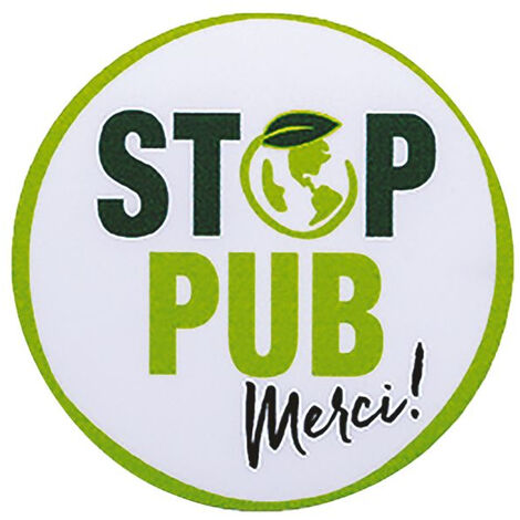 Sticker Stop Pub Anti-publicité Boîte Aux Lettres - Renz