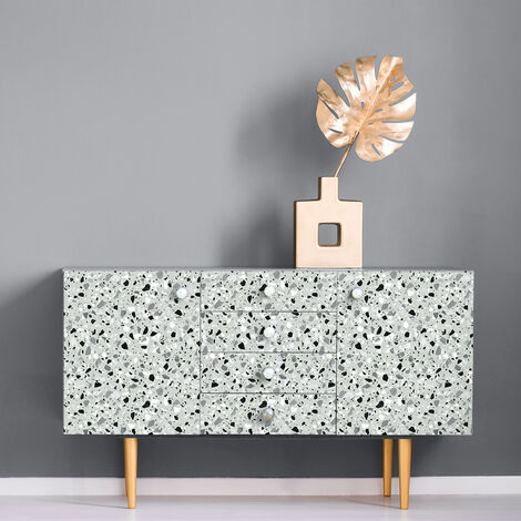 Sticker terrazzo pour meuble zaragoza 40 x 60 cm