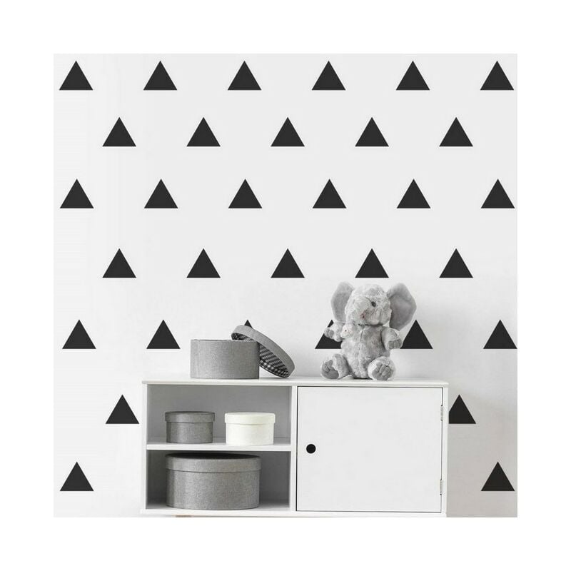 

Sticker Triangle - Triangulos - para ninos - para pared - Negro en Vinilo, 24 x 0,15 x 29 cm