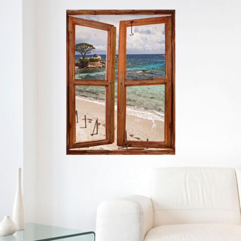 Sticker trompe l'oeil de Corse 2 40 x 30 cm