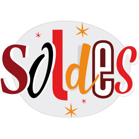 STICKER VITRINE SOLDES (VIT003)