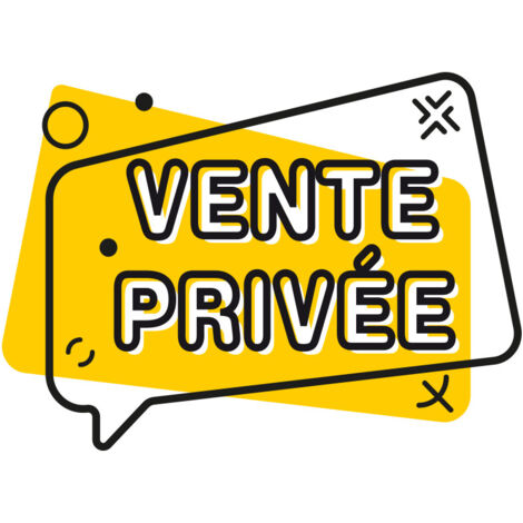 STICKER VITRINE VENTES PRIVÉES (VIT007)