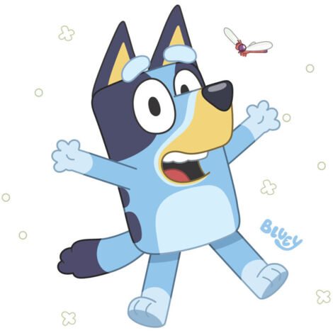 Stickers - Bluey Le Personnage - Hauteur 35,4 cm