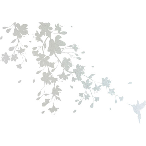 Stickers Dépoli - Branche florale - 57x81 cm