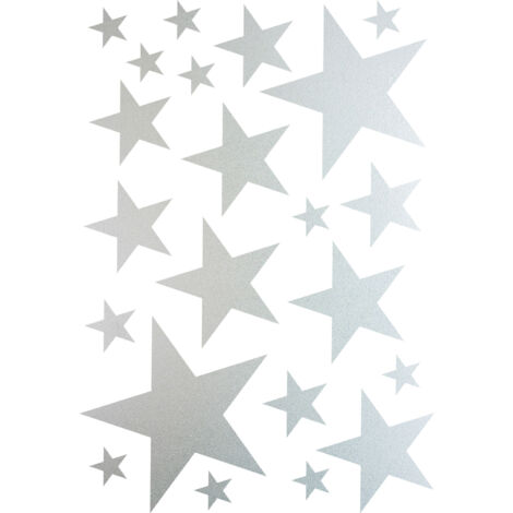 Stickers Dépoli - Kit 22 Etoiles - 7x10 cm