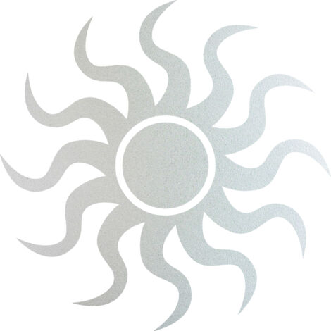 Stickers Dépoli - Soleil - 7x7 cm