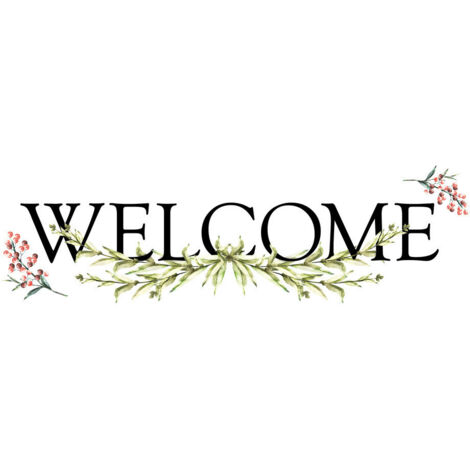 Stickers - Ecriture Murale - WELCOME - Hauteur 92,7 cm