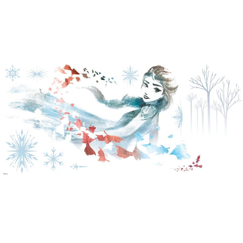 Roommates - Stickers Elsa La Reine des Neiges 2 Disney Aquarelles et dessins