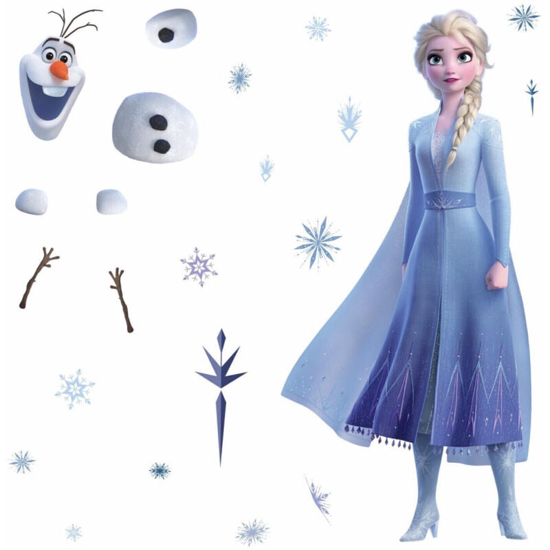 Roommates - Stickers géant Elsa & Olaf La Reine des Neiges 2 Disney