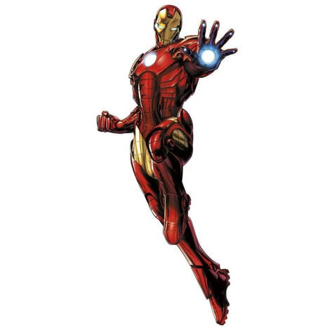 Stickers géant Iron Man Marvel H 130 CM