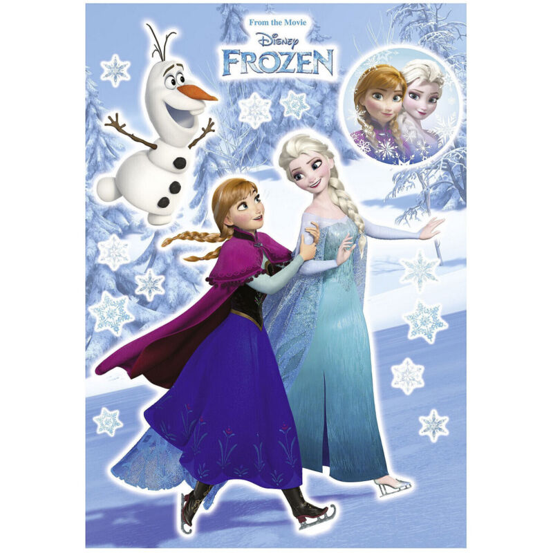 Stickers géant La Reine des Neiges Disney Anna et Elsa 50 x 70 cm Stickers géant La Reine des Neiges Disney Anna et Elsa 50 x 70 cm