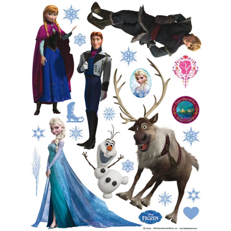 Stickers géant La Reine des Neiges Frozen Disney