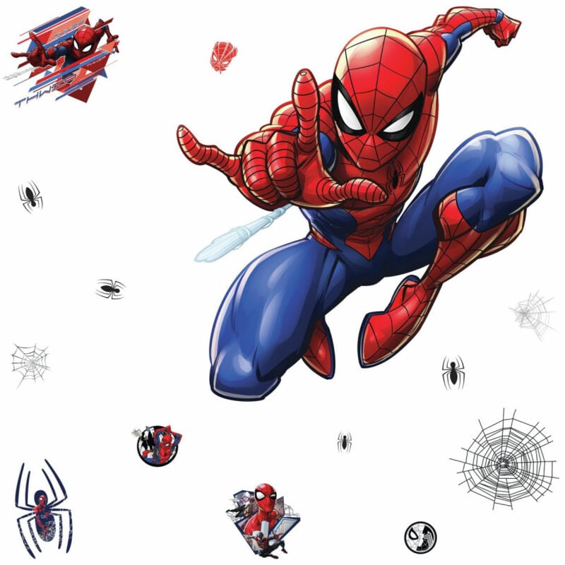 Roommates - Stickers Géant Spiderman Marvel 70x85 cm