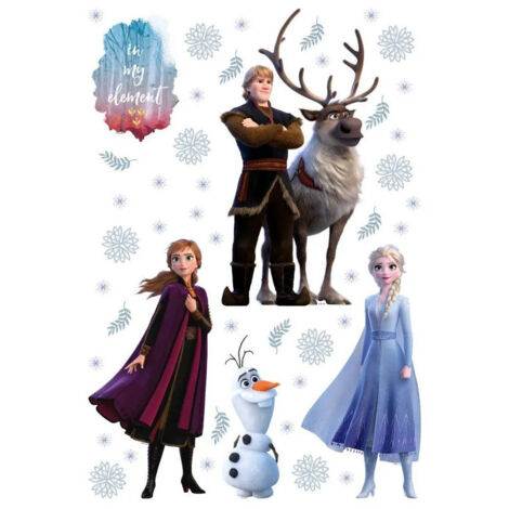 Stickers géants Disney - La Reine des Neiges 2 - modèle In my element - 65 CM x 85 CM - Multicolor