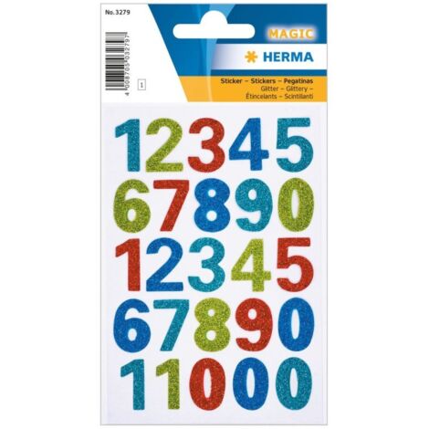 Stickers Herma - Numeri 0-9 Colorati He3279 X1