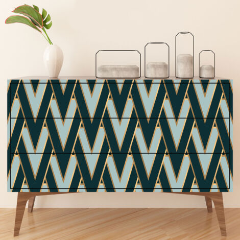 Stickers meuble - Motif Élégant - 80 x 160 cm - Adhésif MAT