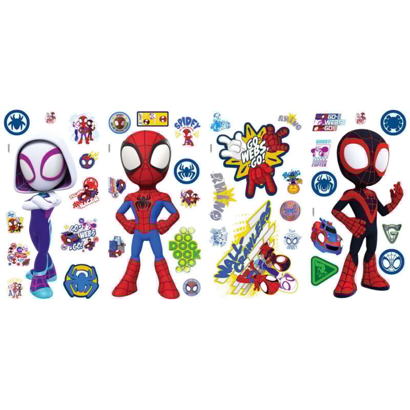 Roommates - Stickers mural Amazing Spider-man et ses amis - Collection Spidey