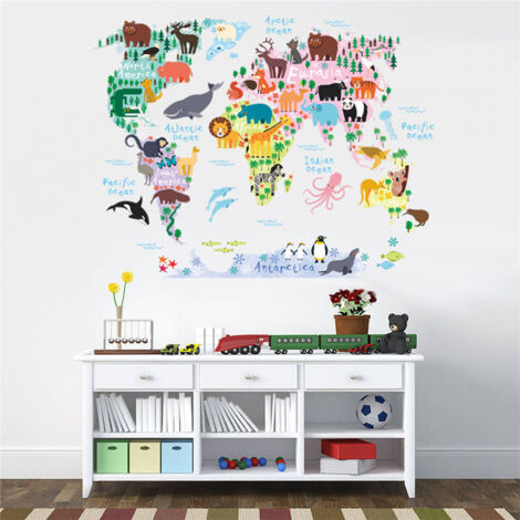 Stickers muraux animaux, autocollants muraux, fresques murales