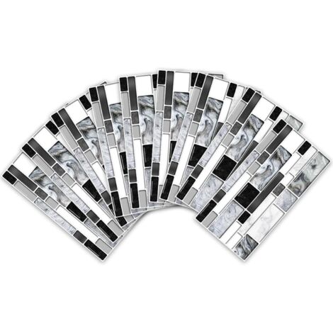 Stickers muraux autocollants pour carrelage, carreaux de ciment PVC imperméables pour cuisine, salle de bain, salon
