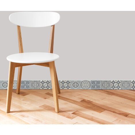 Stickers Muraux Carreaux Coimbra 40x10cm - Décoration Plinthes Intérieures et Murales