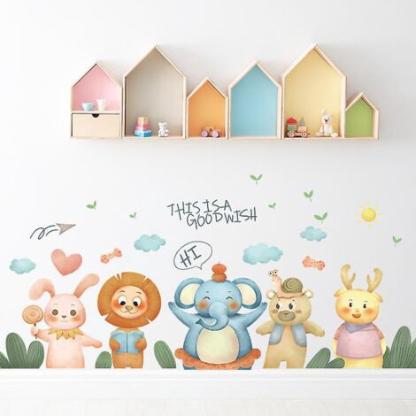 stickers Muraux De Dcoration De Chambre D'enfant, Stickers Muraux De Dessins Anims, Poster D'art Mural, Stickers D'art  Dcoller Et  Coller Pour La
