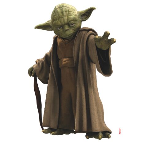 Stickers muraux de Komar - Star Wars - Star Wars Yoda -1 pièce