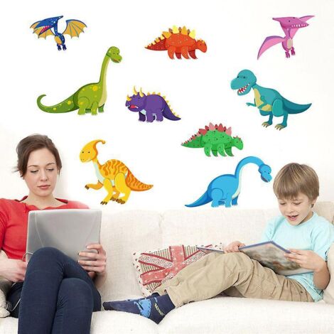 stickers Muraux Dinosaure Autocollant Murale Enfants Dcoration Murale Chambre Bb Ppinire