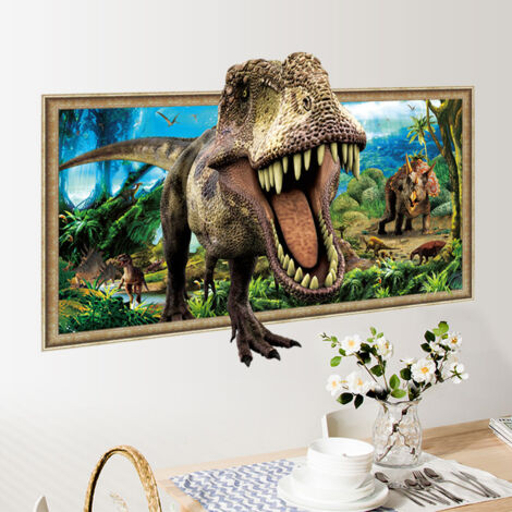 Stickers muraux dinosaures (3D) – Stickers muraux décoratifs de Remo