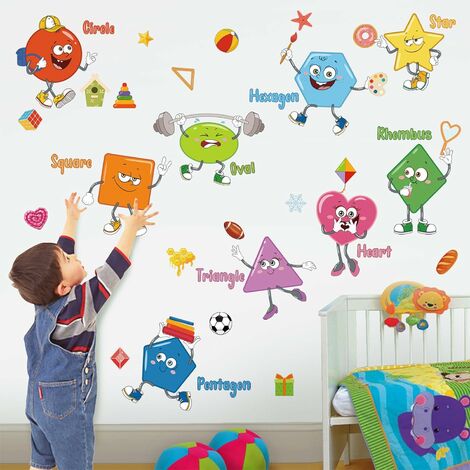 RHAFAYRE Stickers Muraux Attrape Rêves Autocollants Muraux Mural Stickers  Plume Coloré pour Enfants Chambre Fille Bébé