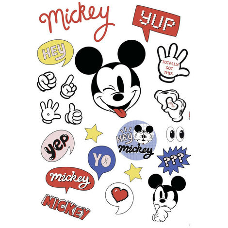 Stickers Muraux Mickey Mouse It's a thing of Mickey Quelque chose de Mickey Disney - Multicolor