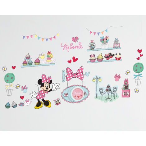 Stickers Muraux Minnie - Décoration Chambre Enfant Disney