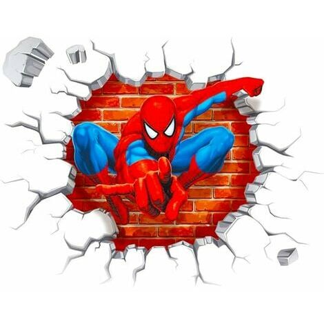 Stickers autocollants enfant a bord Spiderman