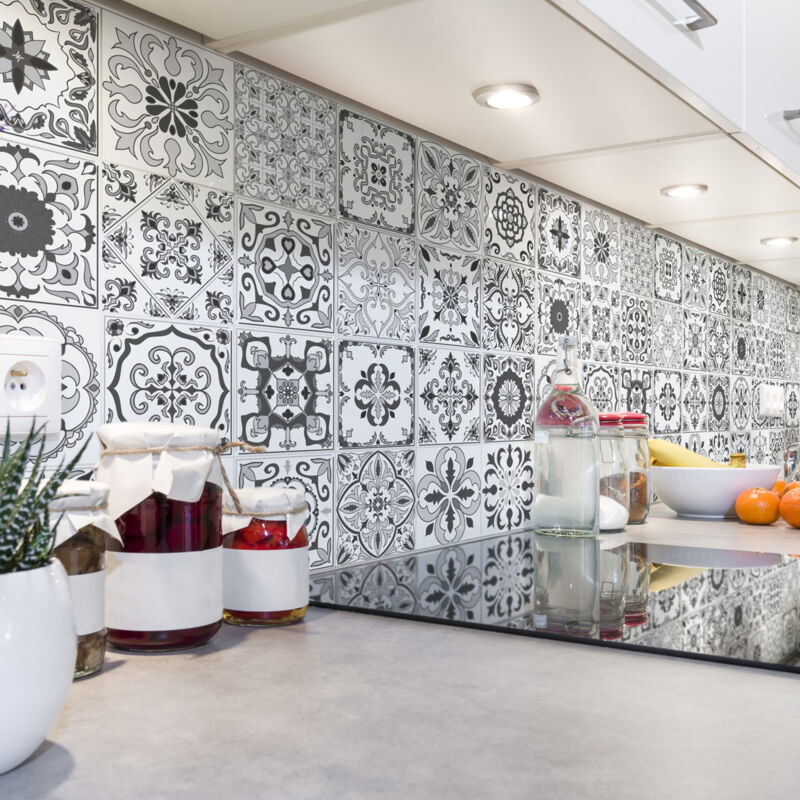 Stickers muraux - Sticker Mural Carrelage adhésif Cuisine Salle de Bain - AZULEJOS DAGOBERTO - 24stickers20x20cm