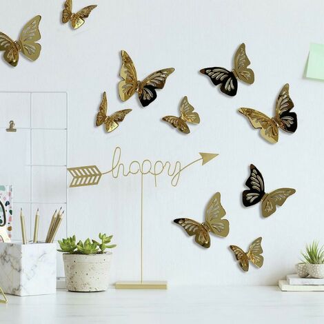 Papillons décoratifs en métal, lot de 3 - APBP : Papillons décoratifs en  métal, lot de 3 Original(e)