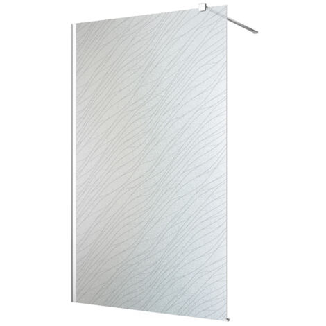 Stickers paroi de douche dépoli - Design - 90x200 cm
