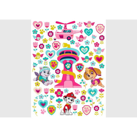 Stickers Pat'Patrouille - Tous les personnages Joyeux - 65x85 cm