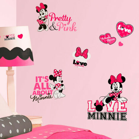 Stickers Phrases Minnie Mouse Disney - Rose