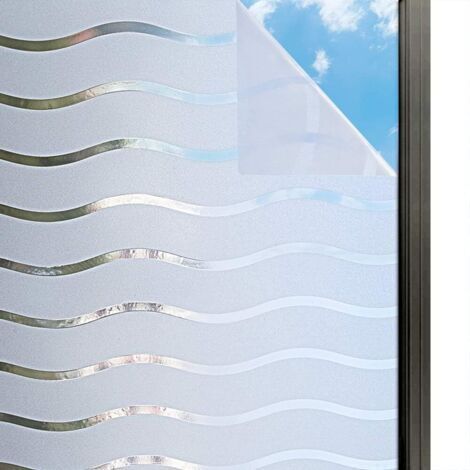 Stickers pour Fenetre Rayure Film Vitre Anti UV Film de Protection Fenetre45x100cm