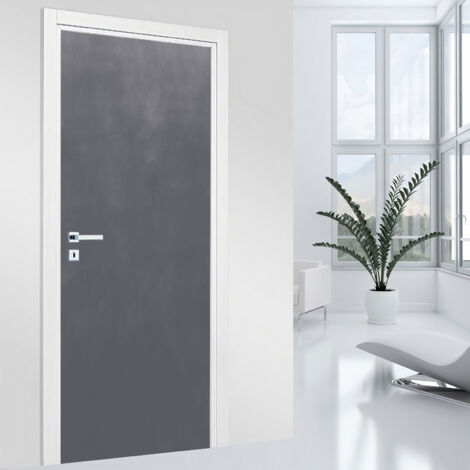 Stickers pour porte - Couleur tendance - 63 x 205 cm - Adhésif MAT